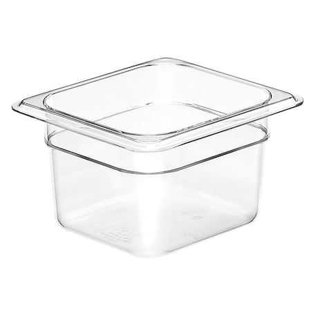 Cambro Pan Clear Plastic 1/6 4" Deep 64CW135